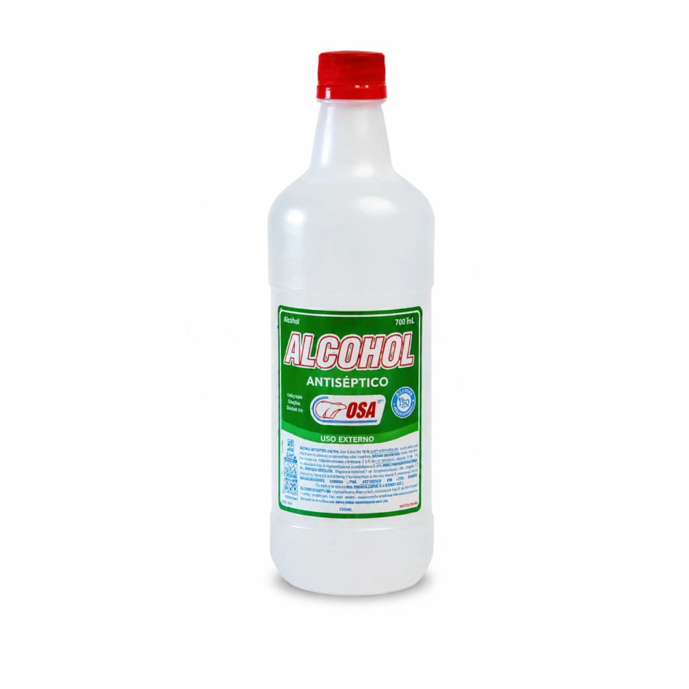 Alcohol 70% OSA - Envase Plástico 700 ML
