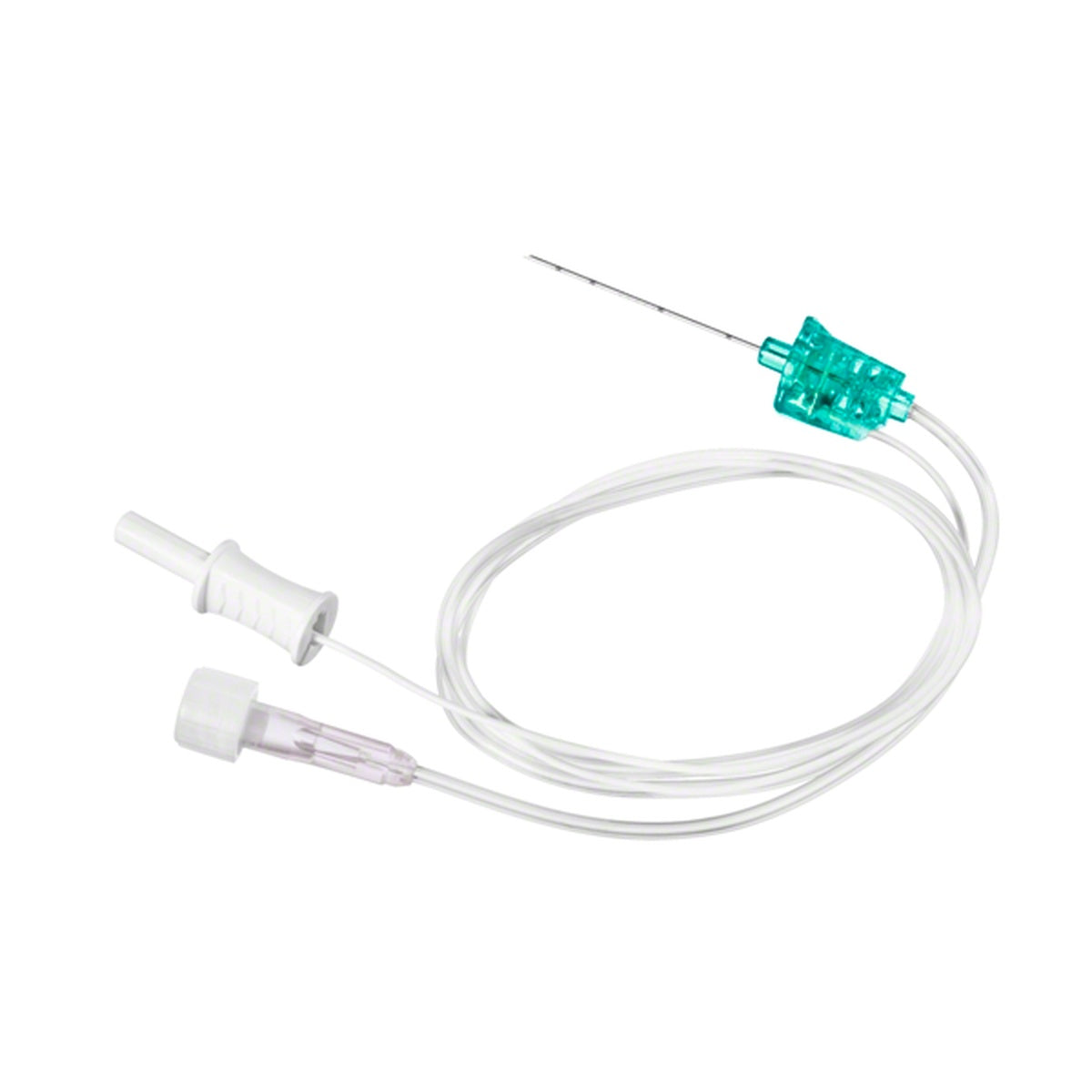Aguja de estimulación nerviosa periférica STIMUPLEX ULTRA 360 de B. Braun, 20G x 100 mm, fabricada en acero inoxidable con conector Luer.