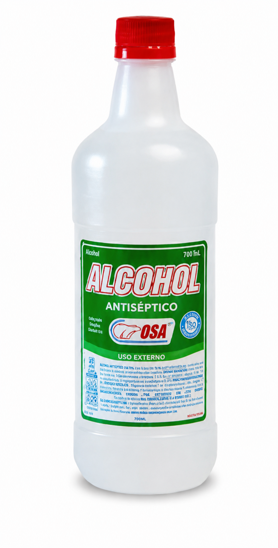 Alcohol 70% OSA - Envase Plástico 700 ML
