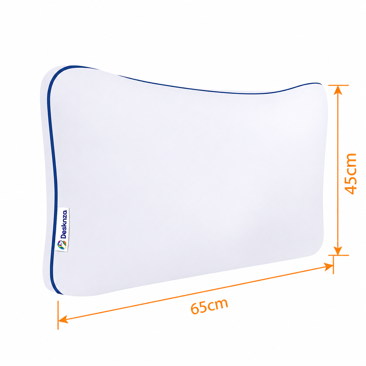 Almohada Duo Sense Deskanza de 65 cm x 45 cm con diseño ergonómico y acabado premium.