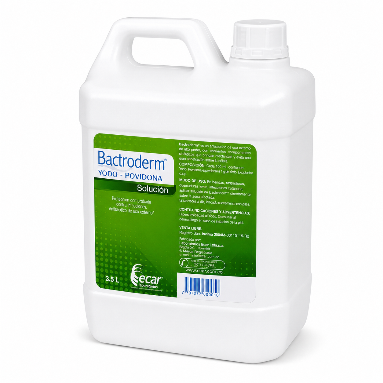 BACTRODERM Solución Antiséptica 3.5L - Yodopovidona