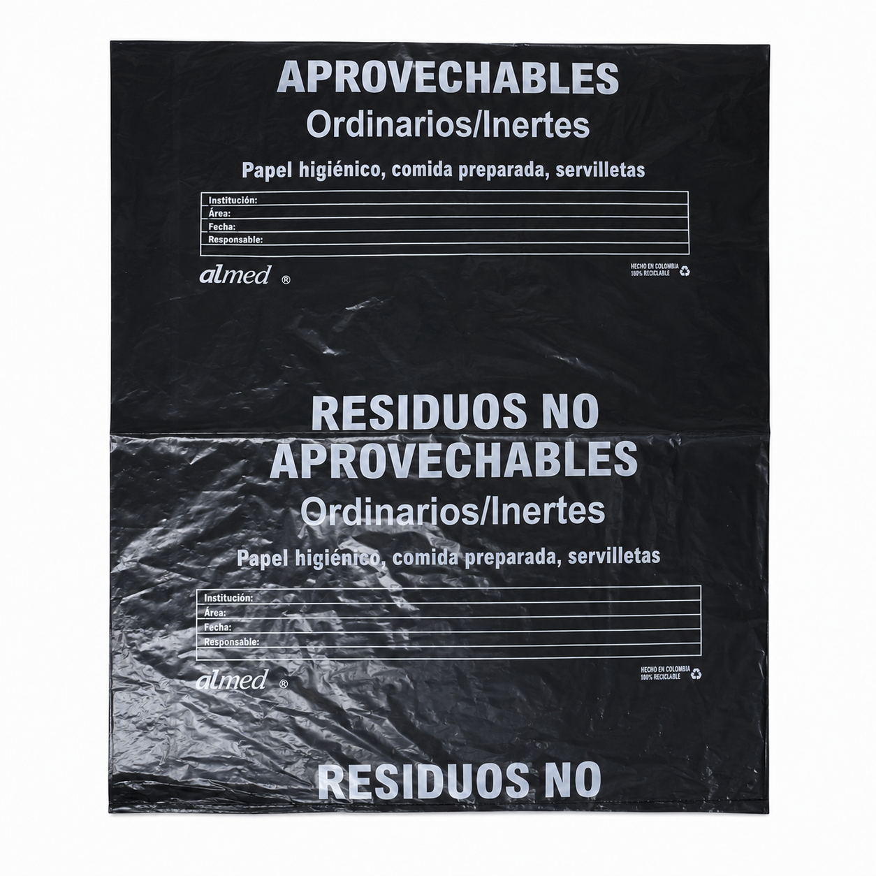 Bolsa Negra 65x65 Calibre 1.6 - Allmed (X Und)