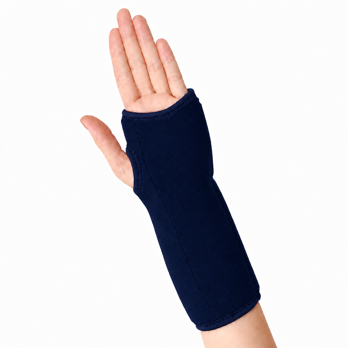 Brace acolchado para muñeca derecha referencia 18480 BA, diseñado para brindar soporte, estabilidad y comodidad durante su uso.