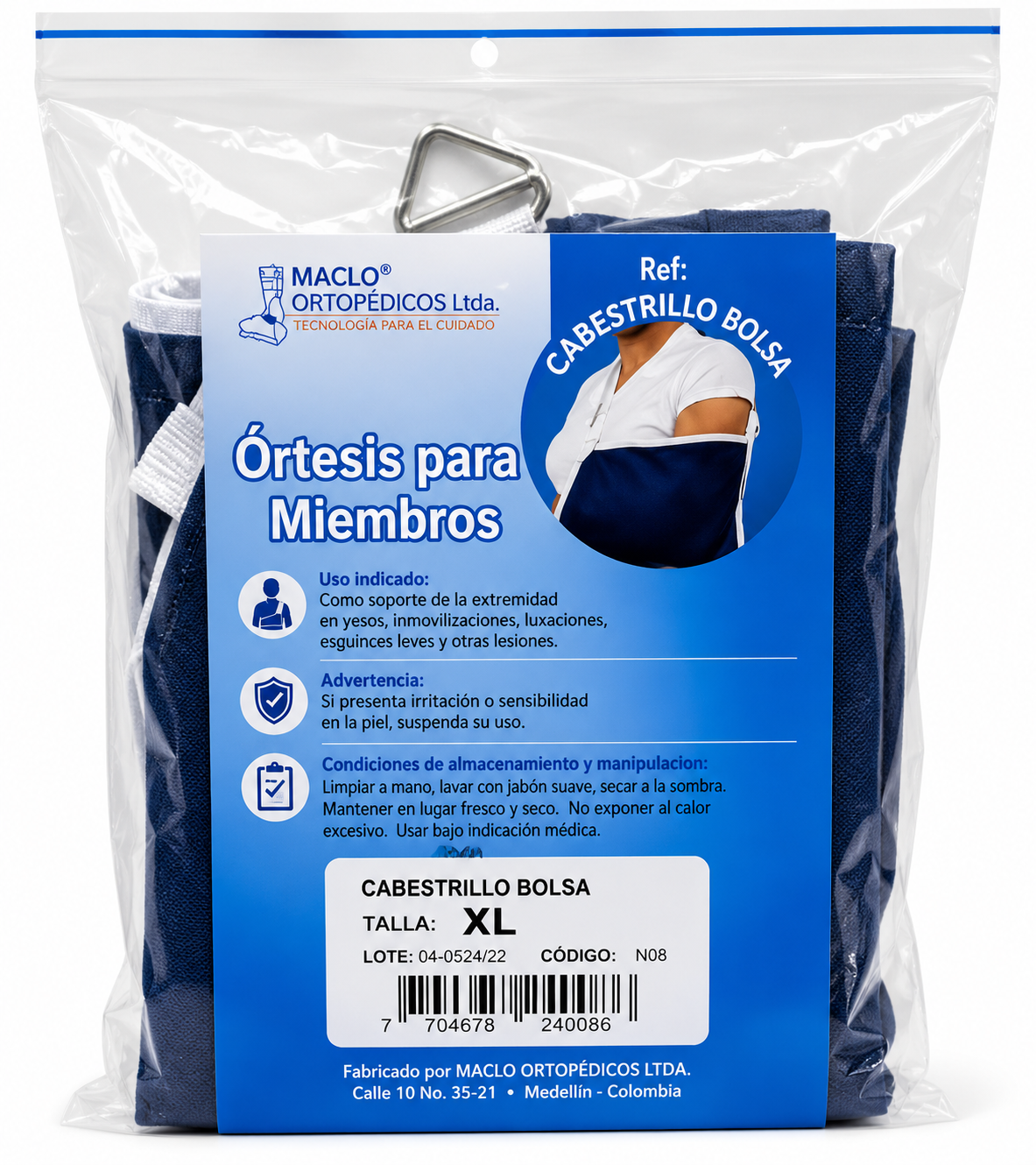 Cabestrillo Bolsa XL Maclo - Soporte Firme y Cómodo