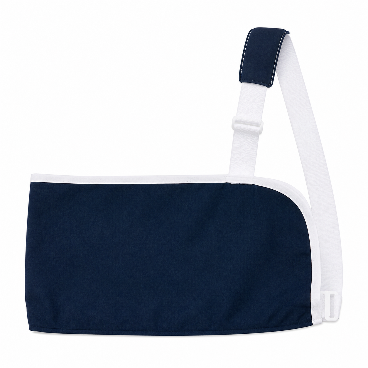 Cabestrillo ortopédico tipo bolsa talla L Maclo con correa ajustable y soporte cómodo para brazo.