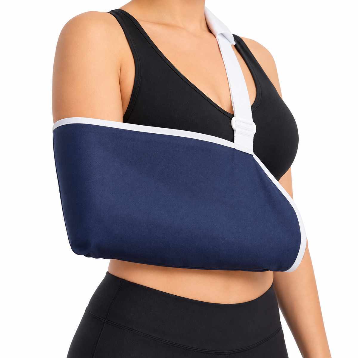 Cabestrillo inmovilizador de hombro Kromia para adulto, color azul y talla única, diseñado para brindar soporte, estabilidad y ajuste cómodo.