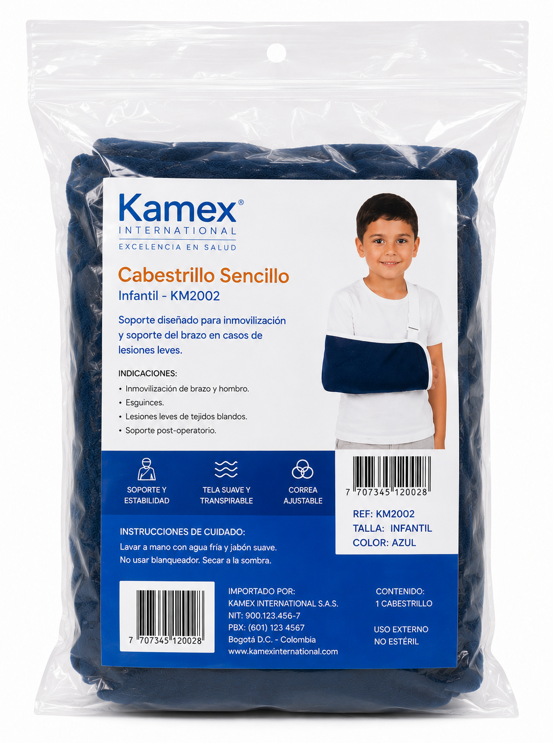 Cabestrillo Sencillo Infantil KM2002 - Soporte Seguro
