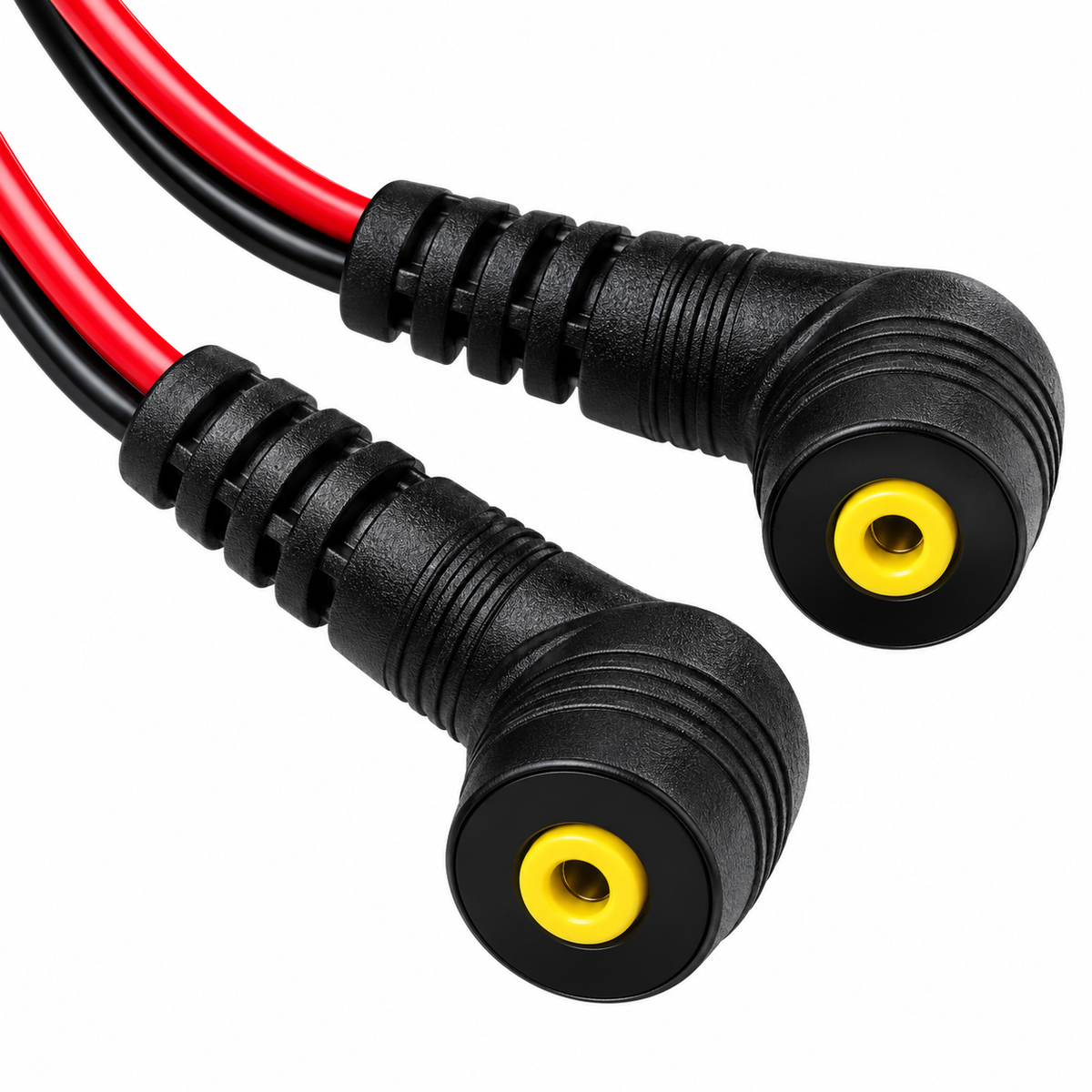 Cables Lenz Diagnostic RW102 para equipos de estimulación TENS y EMS, compatibles con electrodos de conexión adecuada.