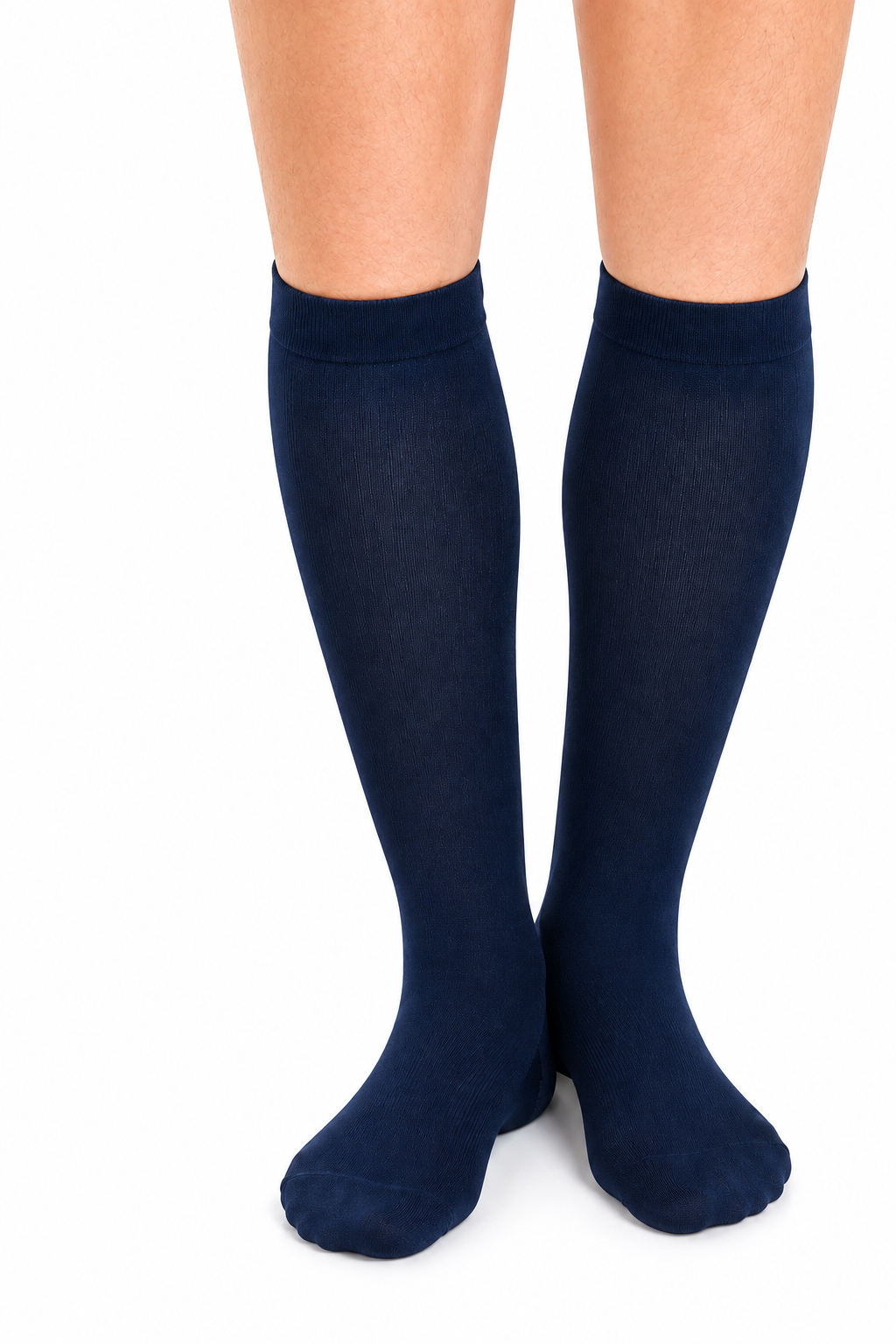 Calcetín compresivo Medivaric de compresión media 15-20 mmHg, talla XL color azul, diseñado para brindar soporte y comodidad en las piernas.