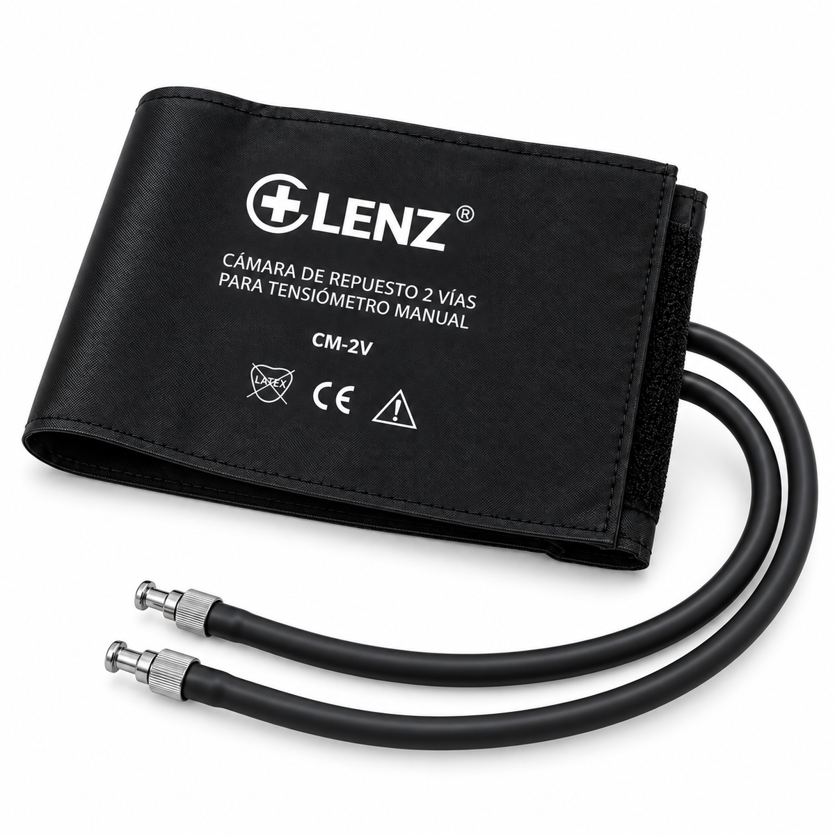 Cámara Lenz de 2 vías referencia CM-2V para tensiómetro manual, diseñada como repuesto para equipos compatibles.