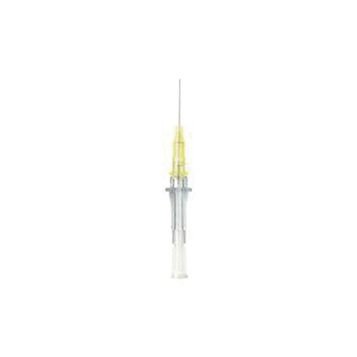 Catéter intravenoso periférico BD InsyteTM neonatal #24 x 9/16", fabricado en Vialon™ y acero inoxidable, con conector Luer Lock y tecnología Instaflash™.