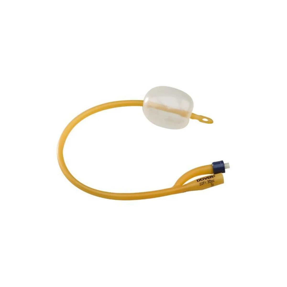 Catéter Sonda Foley #20, de látex, con balón de autorretención, 30 ml, dos vías, estéril, para drenaje continuo de la vejiga.