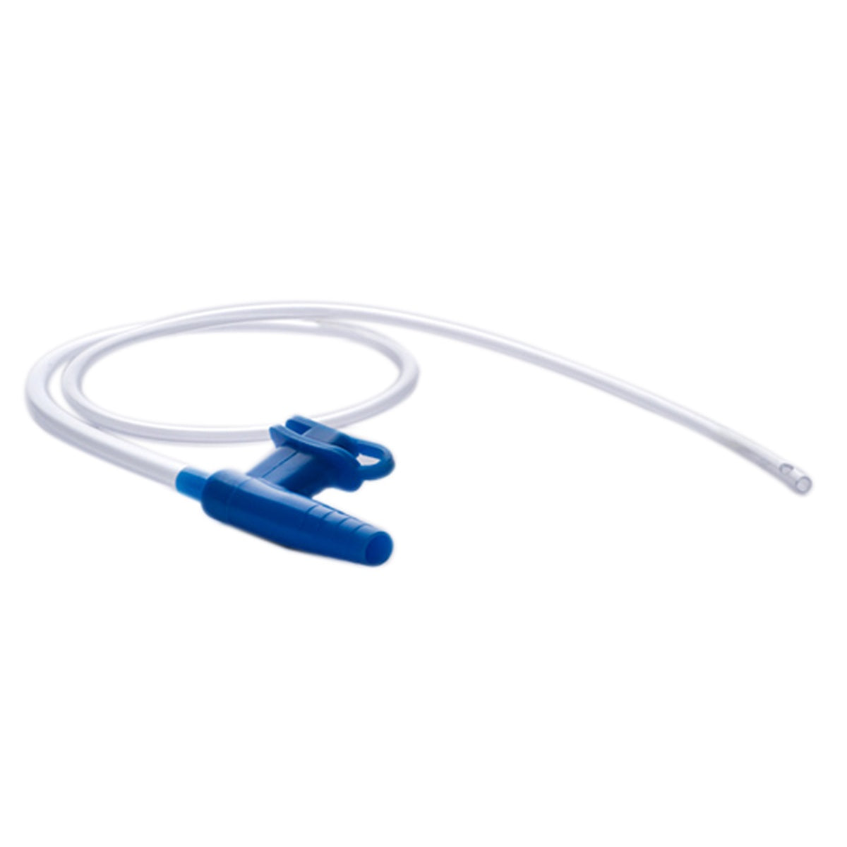 Catéter de succión siliconizado Sherleg FT-016, diámetro interno de 1.6 mm, color transparente, diseñado para aspiración de secreciones.