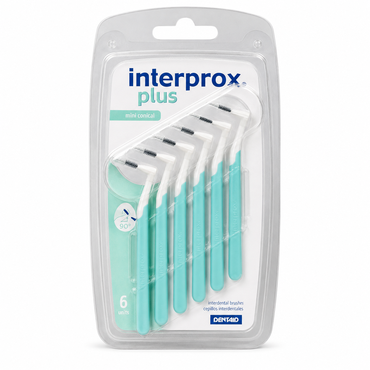 Interprox Plus Cepillos Talla 2 (0,9-1,0 mm) Blister 6 Und