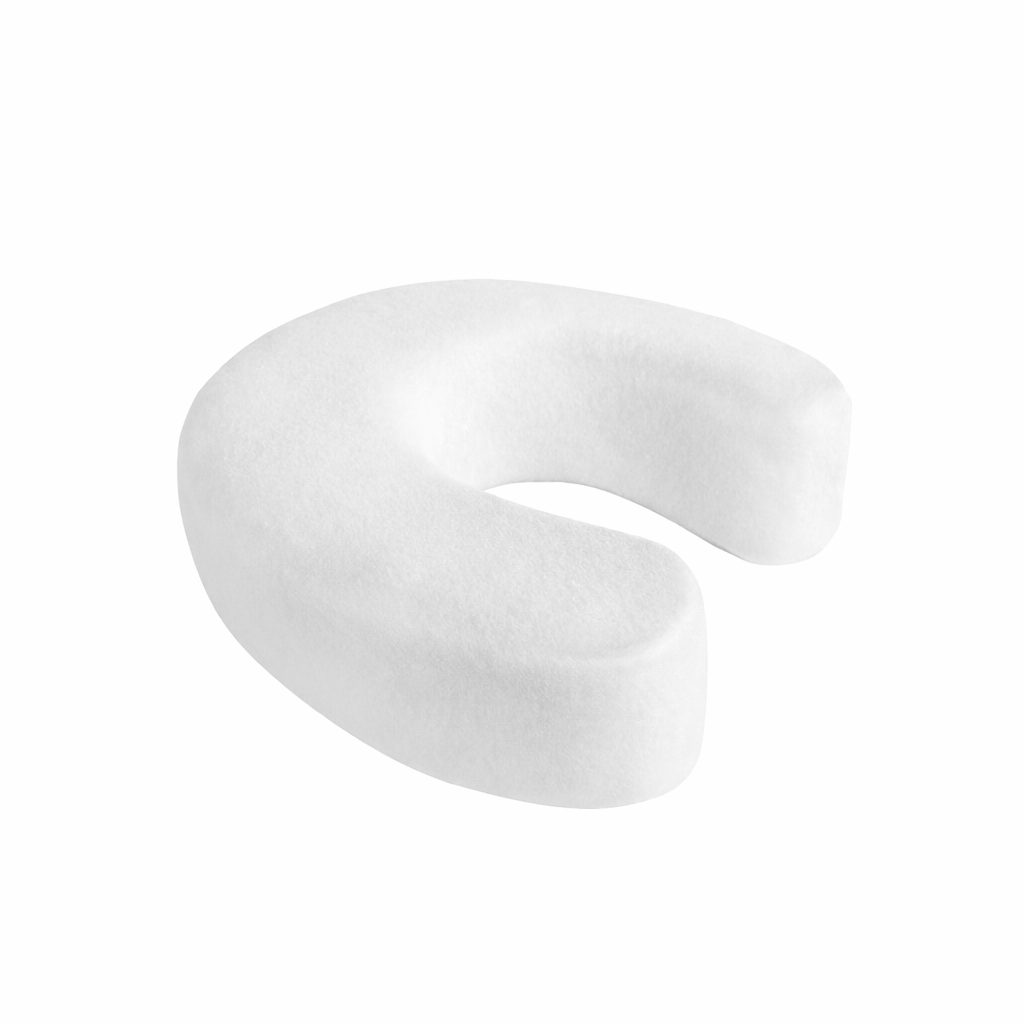 Cojín cervical de viaje grande 32x36 cm Relax Time, diseño ergonómico para soporte del cuello y mayor comodidad en desplazamientos