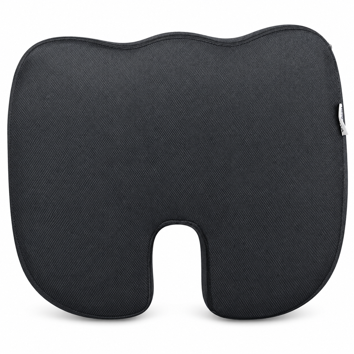 Cojín para coxis Renueva Mape de Memory Foam de 46 x 37 cm para brindar comodidad y soporte al sentarse.
