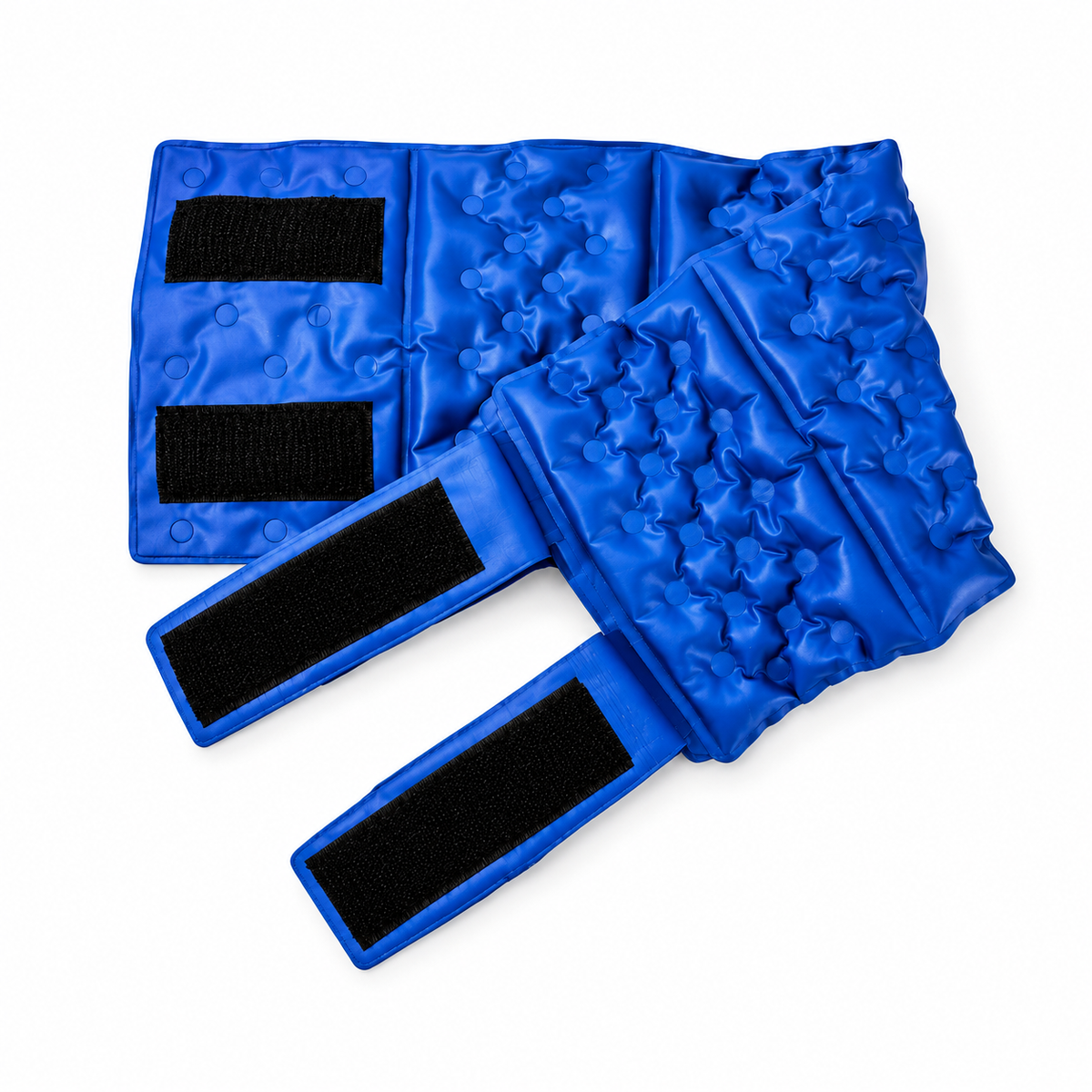 Cojín lumbar RelaxPro de 40 x 30 cm para aplicación de frío o calor, diseñado para brindar soporte y confort en la zona lumbar.