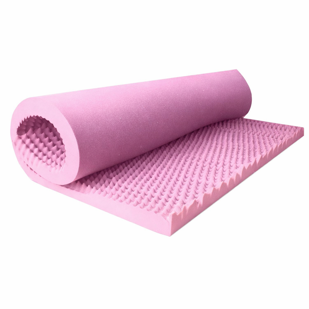 Colchoneta ortopédica doble de espuma troquelada Relax Time 140x190 cm, ideal para confort, ventilación y cuidado del paciente