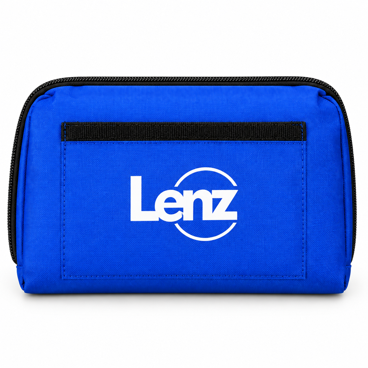 Combo Lenz Royal azul rey con tensiómetro y fonendoscopio, ideal para apoyar la toma de presión arterial y la auscultación.