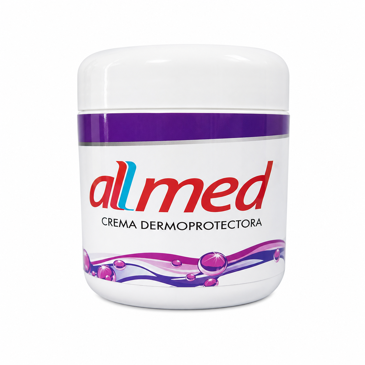 Crema dermoprotectora Allmed 500 gramos en pote para hidratación y protección de la piel uso clínico y personal
