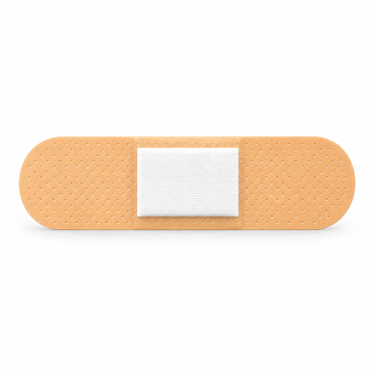 Curas adhesivas en tira color piel Medical Tape, caja de 10 unidades para cubrir y proteger heridas menores.