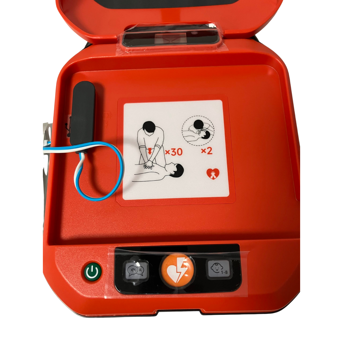 Desfibrilador Automático Primedic HeartSave YA DEA Electrodos Estándar