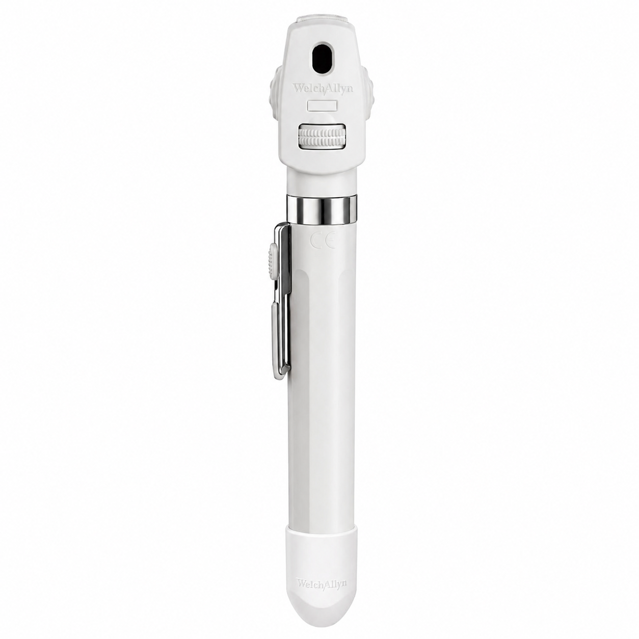 Detalle del Equipo de Órganos Pocket LED 92871 Nieve Welch Allyn en color blanco con diseño portátil