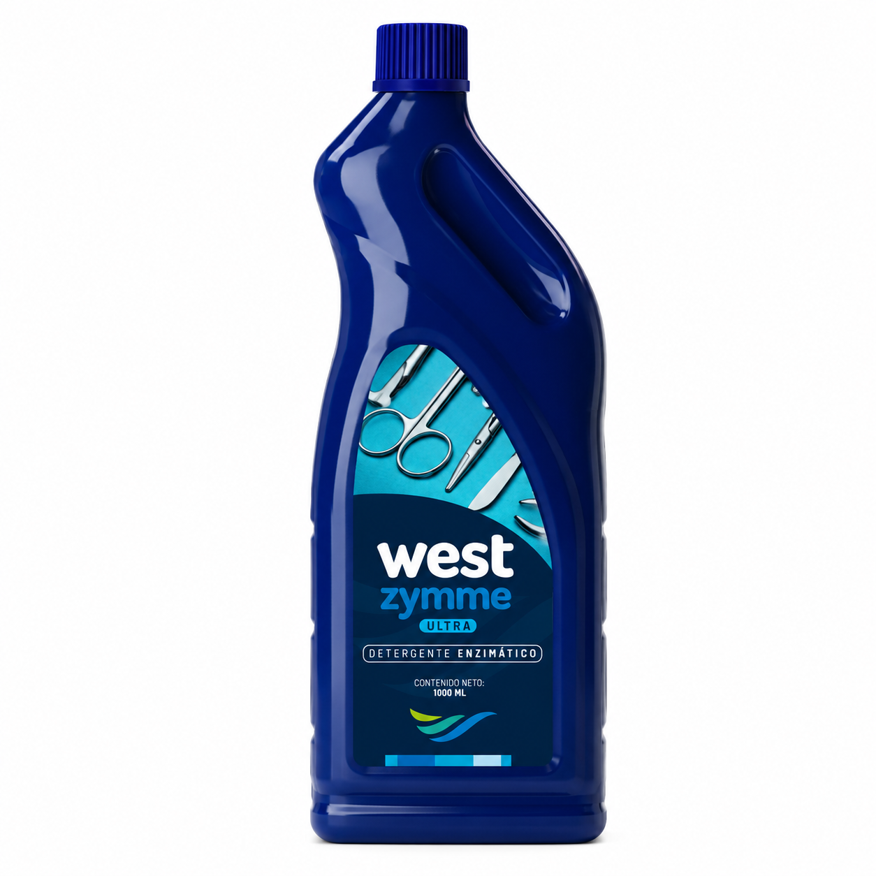 West Zymme Ultra Detergente Enzimático 1L Quirúrgico