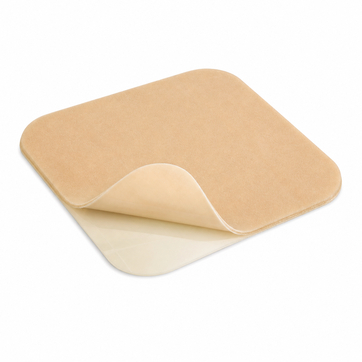 Duoderm CGF 7660 apósito hidrocoloide 10 x 10 cm con superficie adhesiva flexible y textura médica de alta absorción