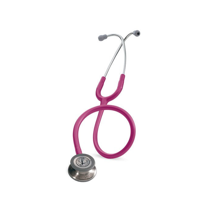 Estetoscopio Littmann Classic III en color negro, con campana de doble cara en acero inoxidable y diafragma pediátrico, longitud de 69 cm.