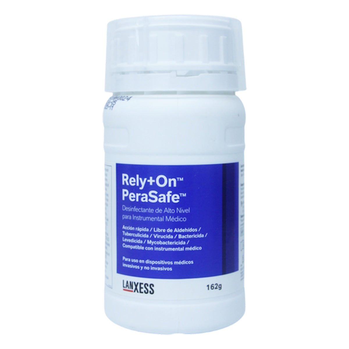 Desinfectante en polvo RELY+ON™ PERASAFE™ de B.Braun, 162 g, para esterilización de instrumentos médicos, libre de aldehídos.