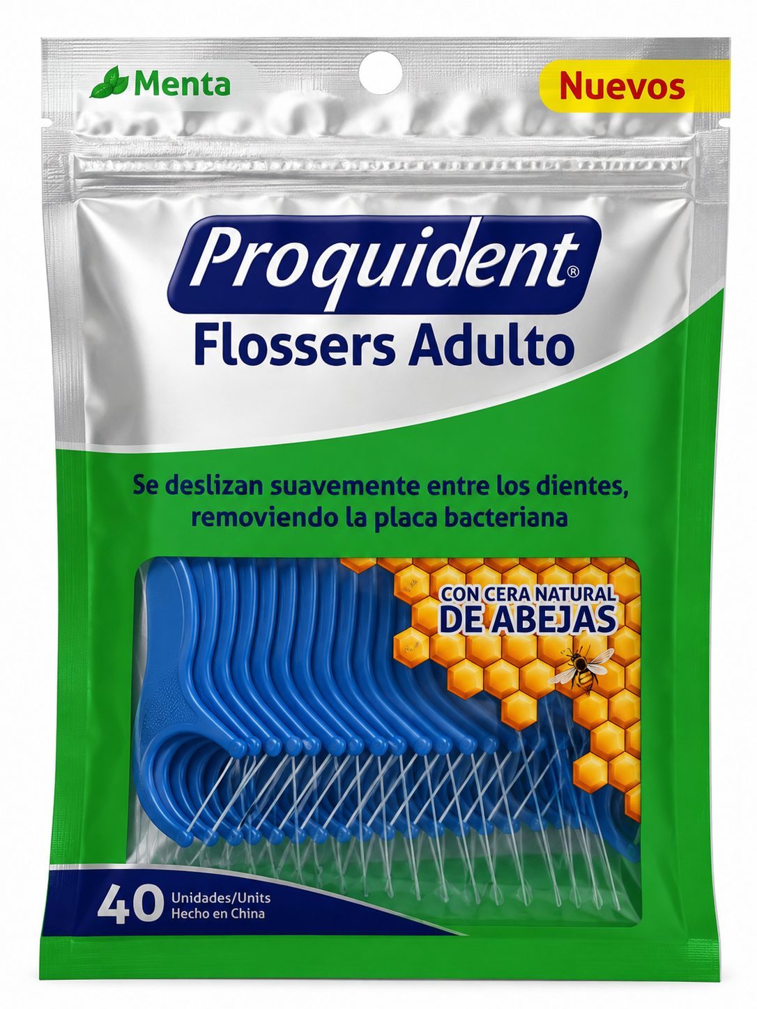 Flosser Adulto Proquident Paquete 40 Unidades