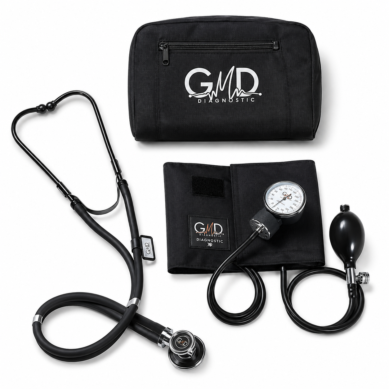 Kit Colors Tensiómetro + Fonendoscopio Doble Campana Negro