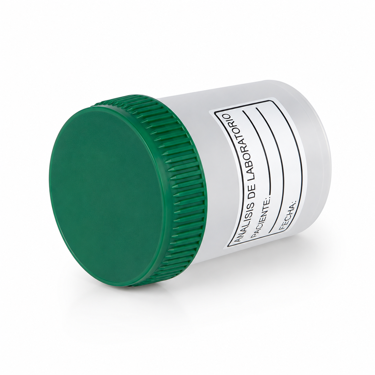Frasco plástico para análisis de laboratorio Allmed para recolección de orina