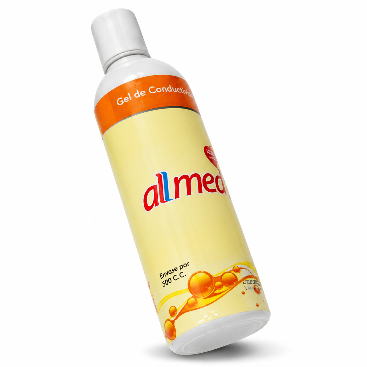 Gel de conductividad ultrasonido transparente Allmed 500 cc para procedimientos médicos