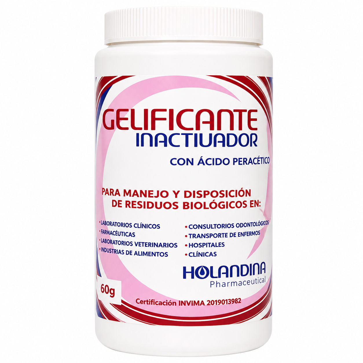 Gelificante Inactivador Absorbente Hidrofílico 60g - Holandina