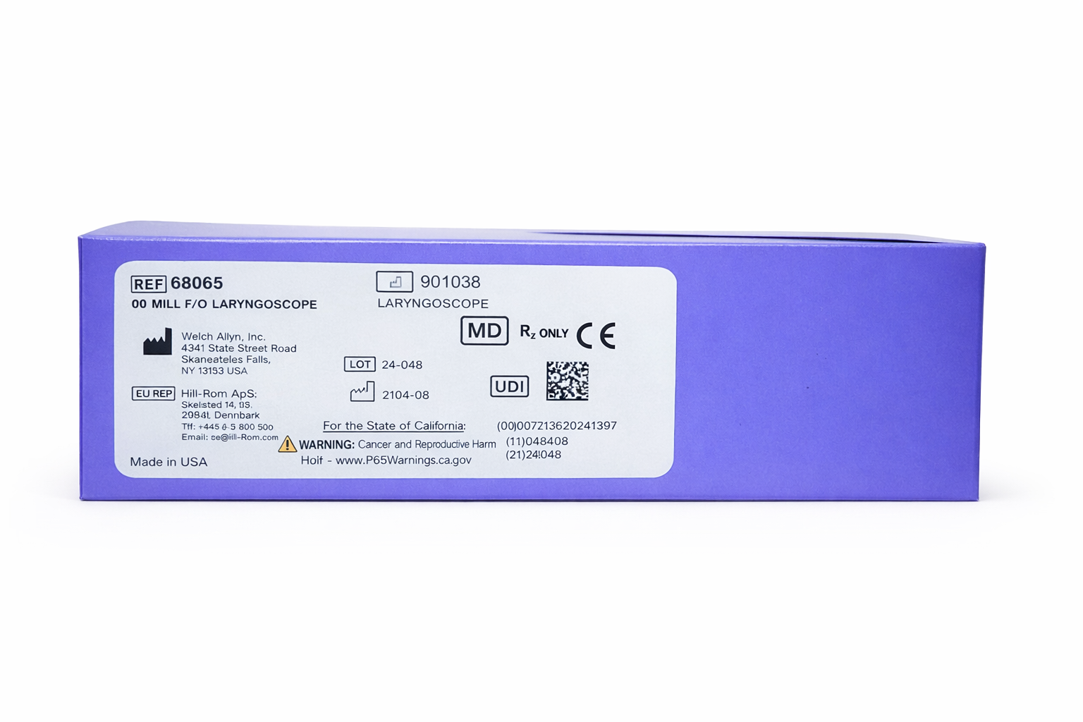 Hoja Laringo Fibra Óptica Recta 00 68065 W.A.