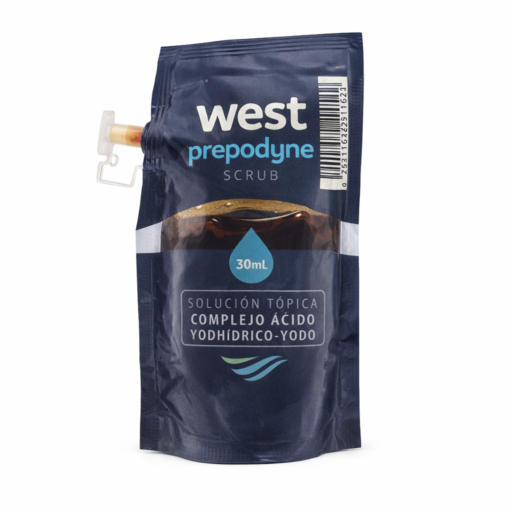 Prepodyne Scrub 30 ml - Antiséptico Iodopovidona en Bolsa