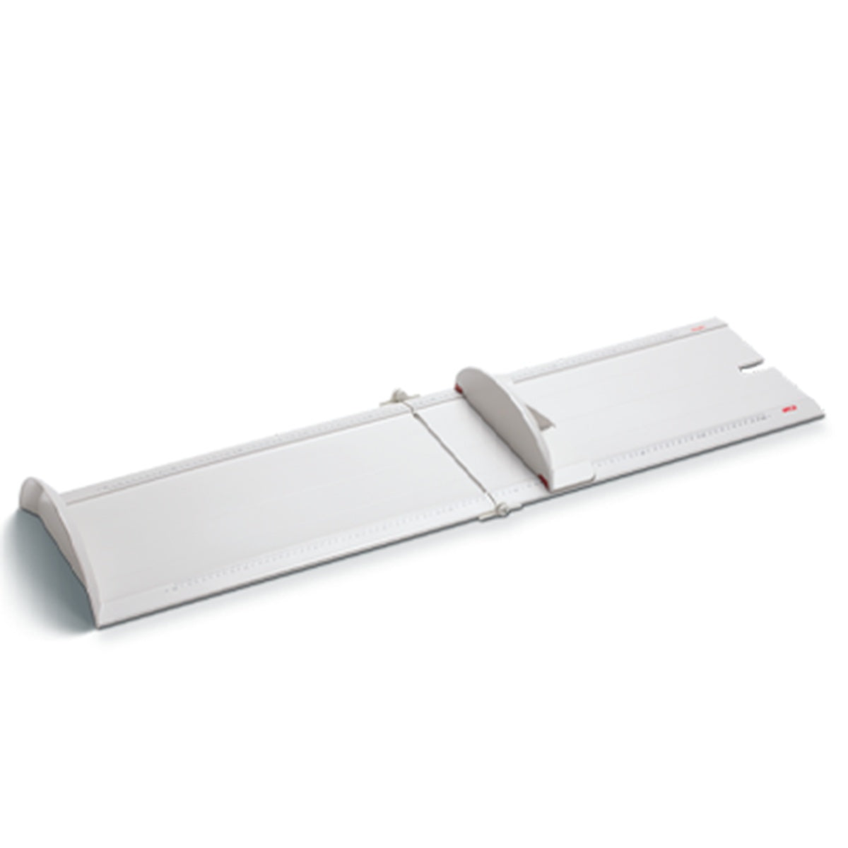 Tabla de medición seca 417, plegable, para lactantes y niños, rango 10-100 cm, color blanco, material plástico ABS, diseño portátil.