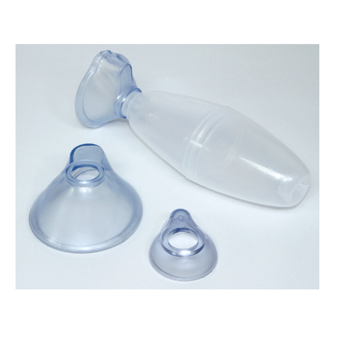 Inhalocámara para adultos Biolife, dispositivo médico de polipropileno con máscara ergonómica de PVC, capacidad de 500 ml.