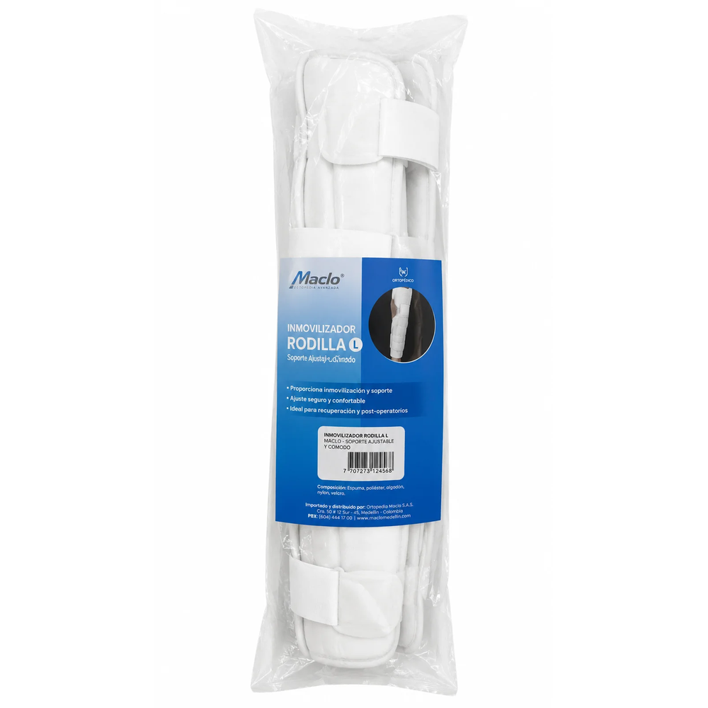Inmovilizador Rodilla L Maclo - Soporte Ajustable y Cómodo