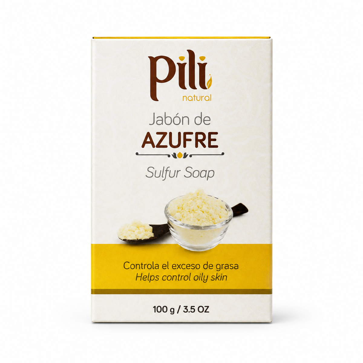 Jabón De Azufre 100g Pili - Antibacterial Y Purificante