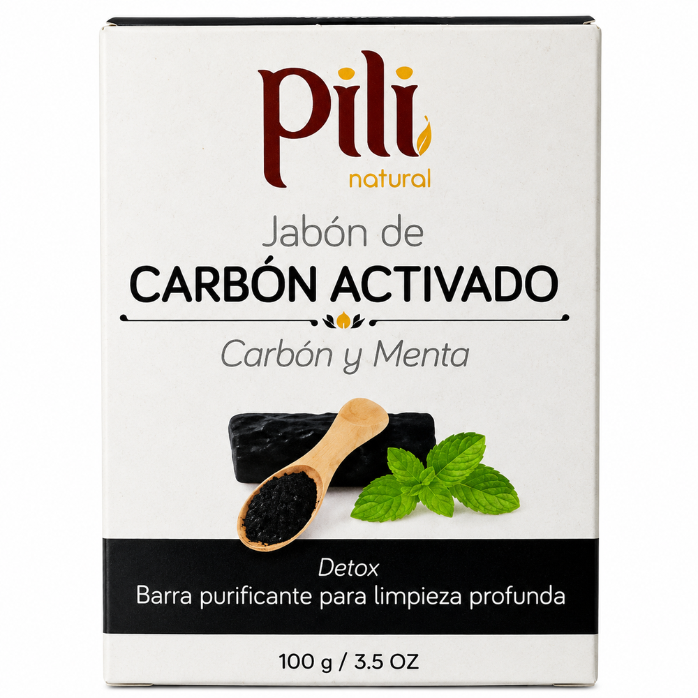 Jabón De Carbón Activado Pili 100g - San Jorge