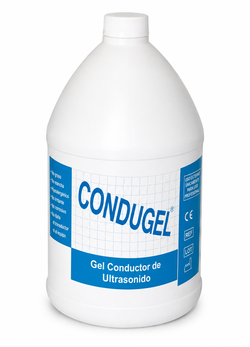 Jalea Ultrasonido Condugel 1 Galón - Ecografía Transparente