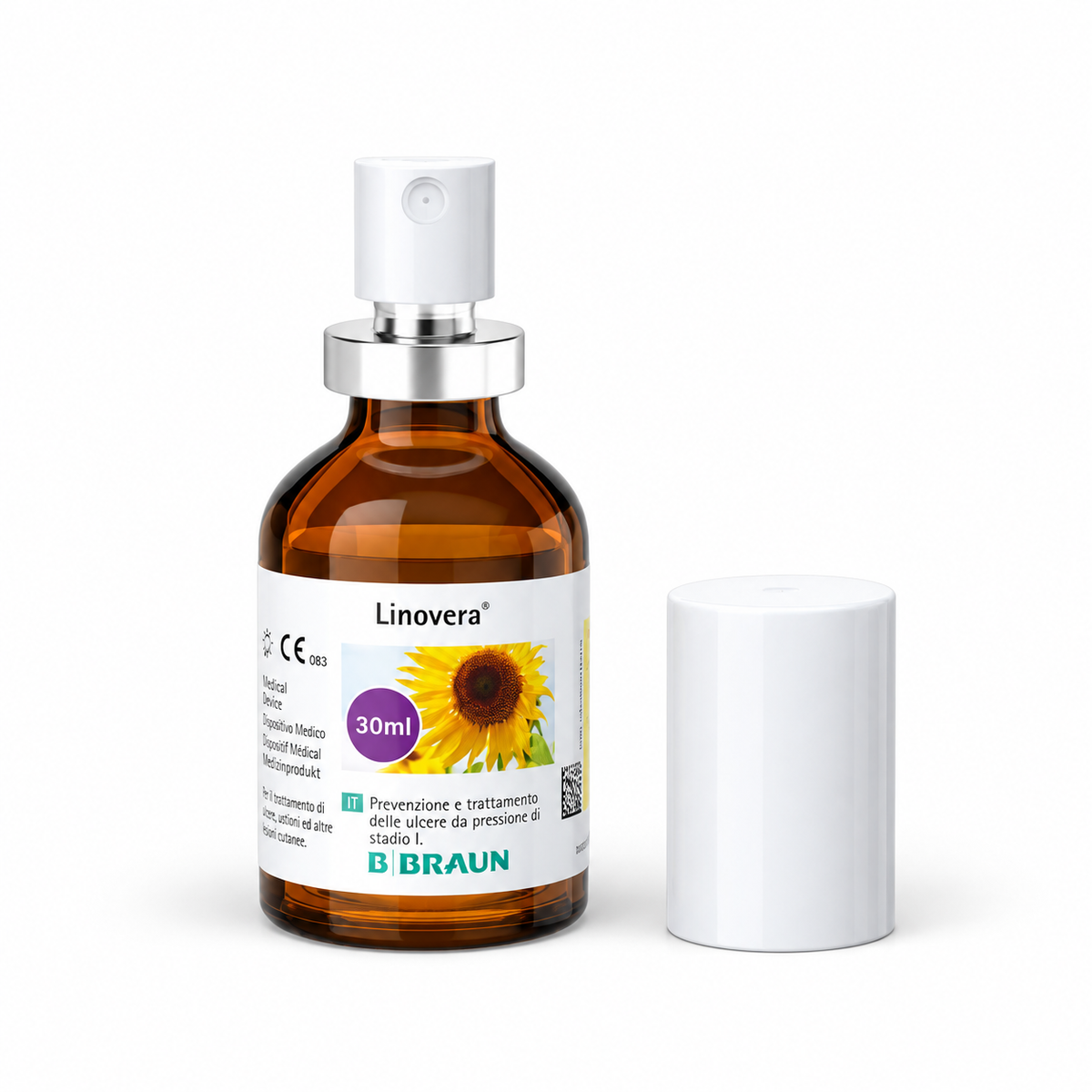 Linovera con ácidos grasos hiperoxigenados, formulado para el cuidado y protección de la piel en zonas sometidas a presión, fricción o riesgo de lesión.
