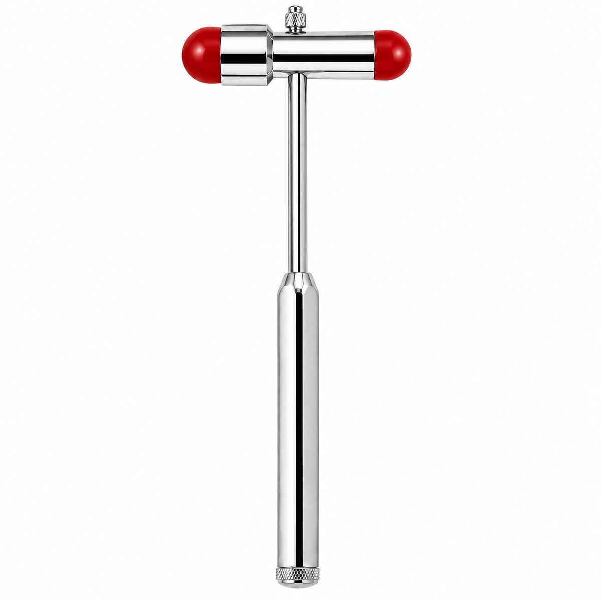 Martillo de reflejo Buck GMD color rojo profundo, referencia GMD401-BM-T2, diseñado para apoyar la valoración de reflejos durante la exploración clínica.