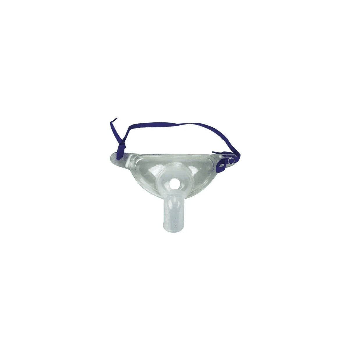 Máscara traqueostomía pediátrica Intersurgical, modelo REF:1206, fabricada en material transparente, diseño anatómico y tamaño pequeño.