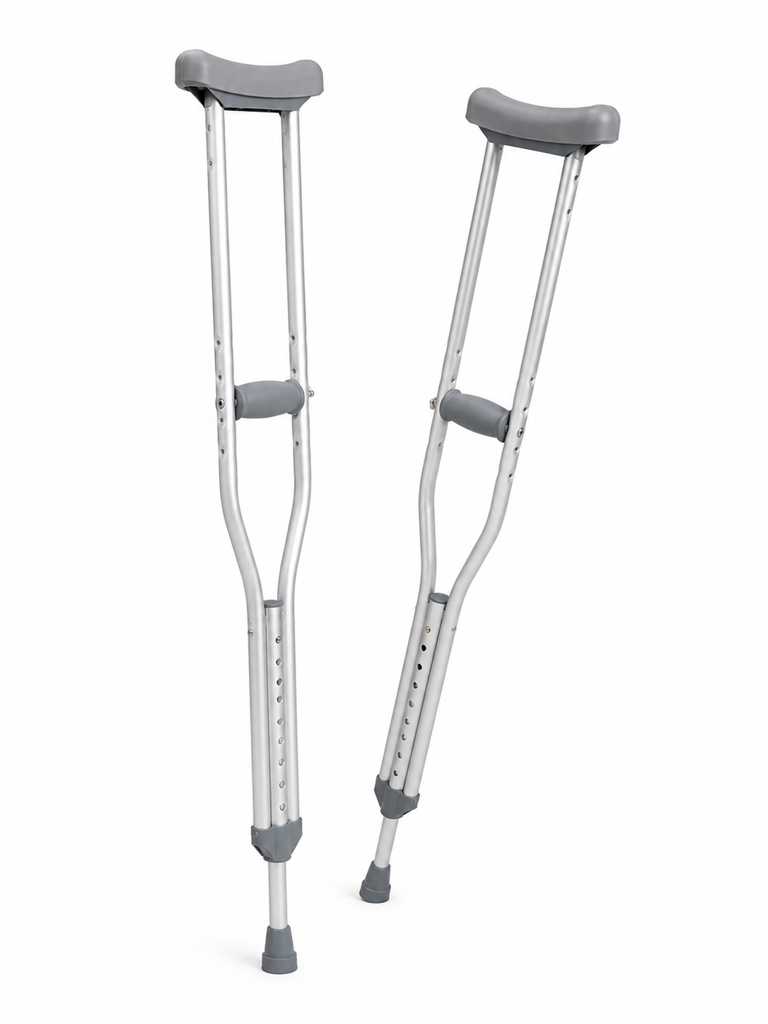 Muleta Convencional Aluminio Konfort Basic Gris Talla S