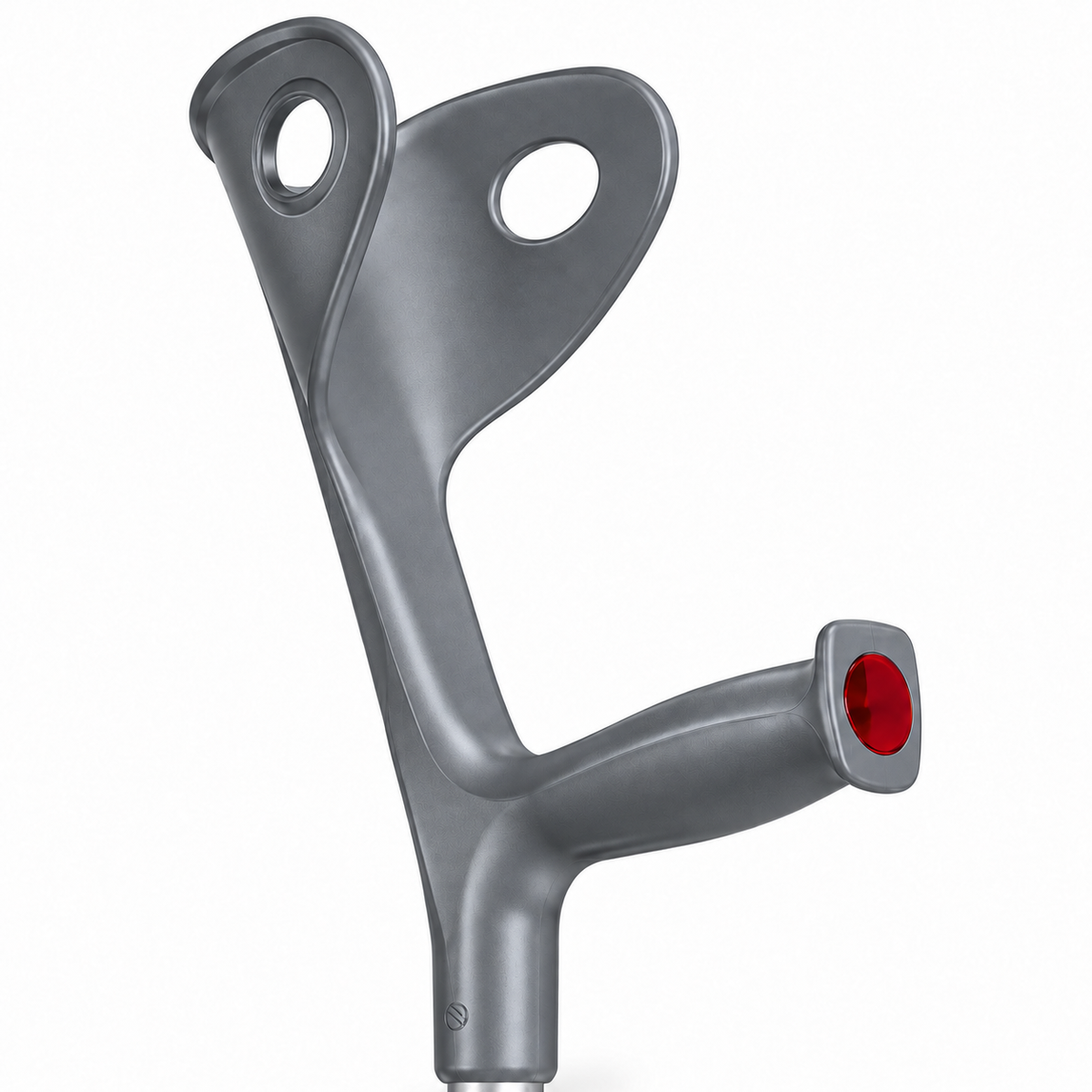 Muleta integral canadiense Konfort Plus color plata, referencia KP321, para brindar soporte y seguridad durante la movilidad.