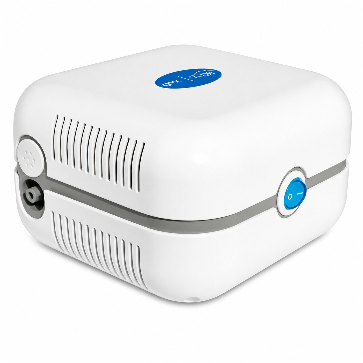 Nebulizador compresor Nube 3000 GMR equipo portátil para terapia respiratoria con diseño compacto y silencioso